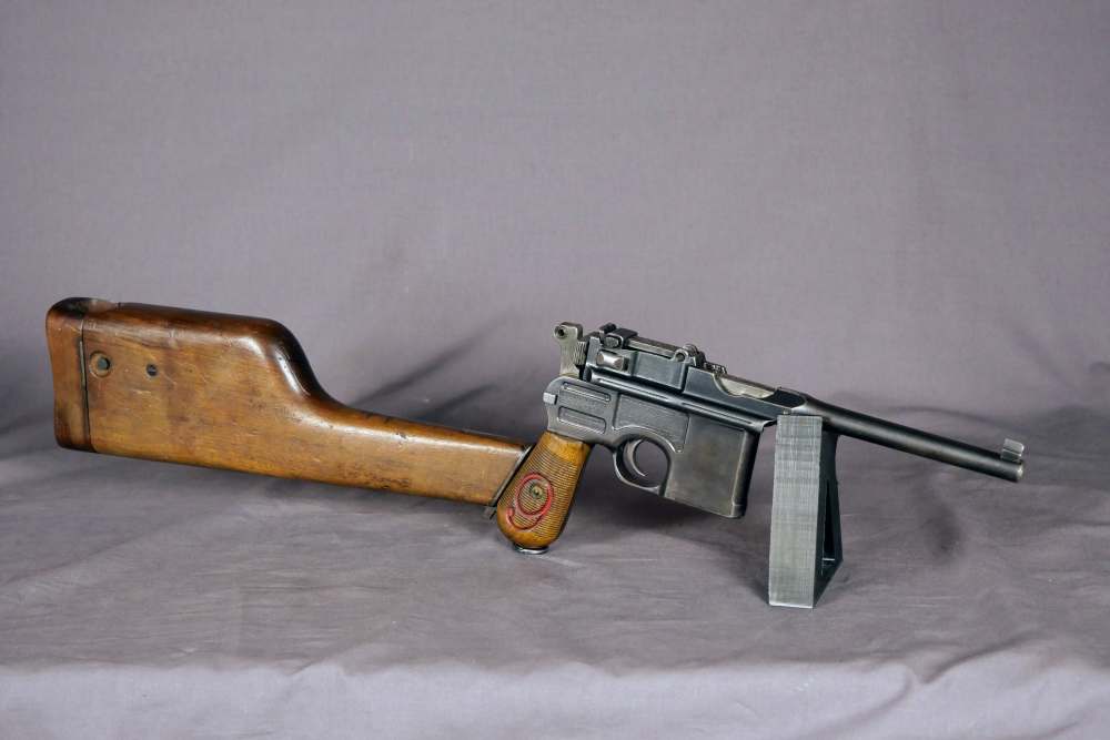 Mauser C96 9mm - C&R Curio Relic Numbers Matching Stock/Case-img-5