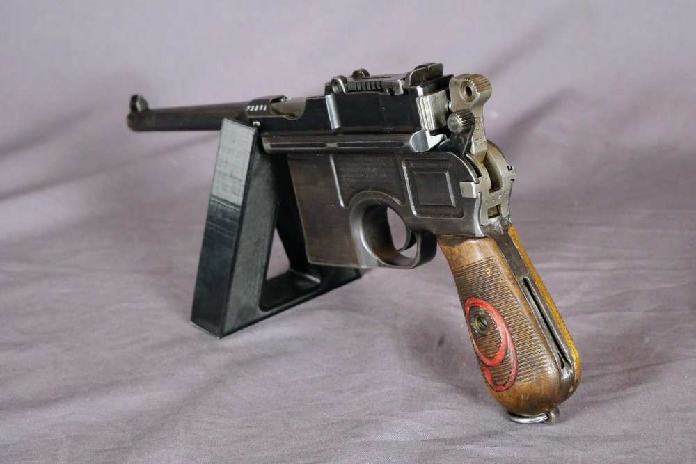 Mauser C96 9mm - C&R Curio Relic Numbers Matching Stock/Case-img-2