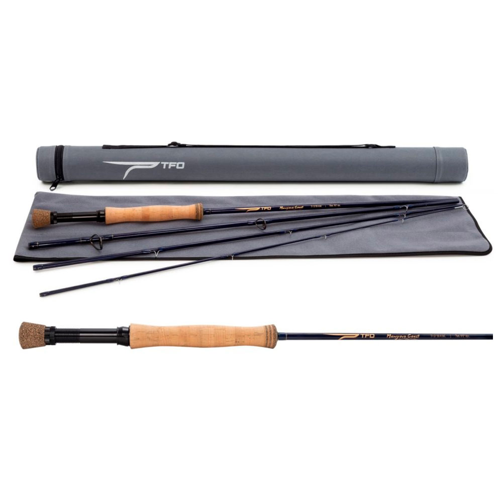 TEMPLE FORK OUTFITTERS Mangrove Coast 6wt 9ft 4pc Fly Rod with Case-img-1