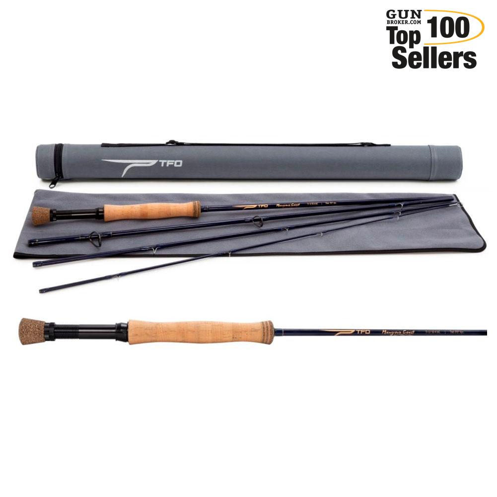 TEMPLE FORK OUTFITTERS Mangrove Coast 6wt 9ft 4pc Fly Rod with Case-img-0