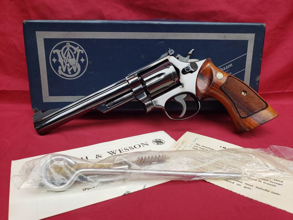 Smith & Wesson 19-3 - 6" bbl - Pinned & Recessed - OG Box and Papers -img-2
