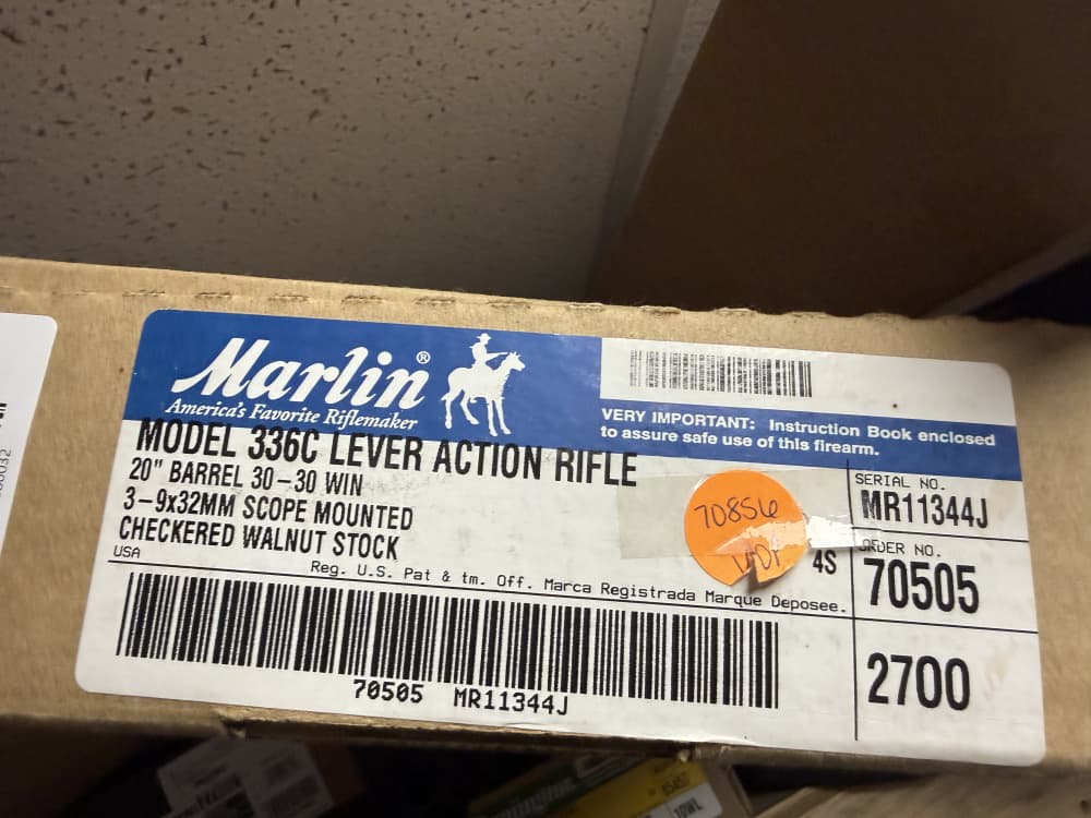 Rare Preowned Marlin 336C 336 Lever Action 20” .30-.30 made in NY with Box-img-37