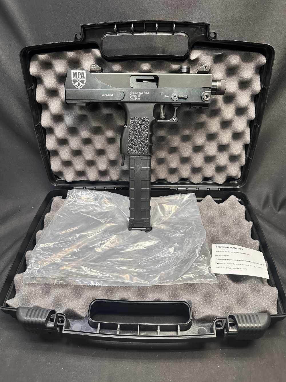 MasterPiece Arms MPA30T Defender Master Piece 9mm like Cobray / UZI Layaway-img-0