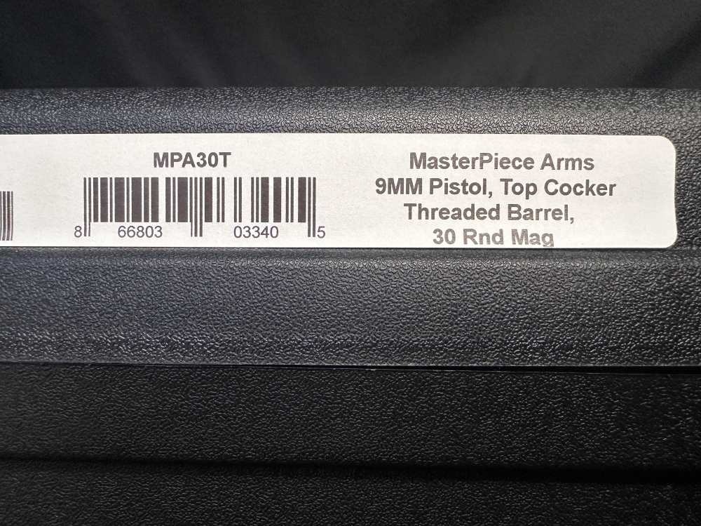 MasterPiece Arms MPA30T Defender Master Piece 9mm like Cobray / UZI Layaway-img-3