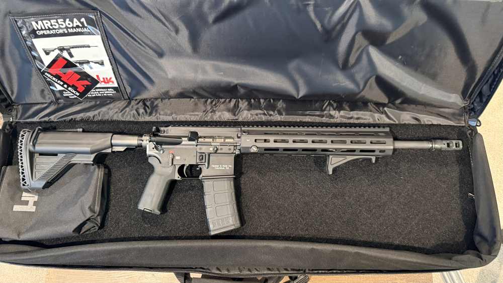 HK MR556 A4 5.56 - Geissele Trigger - $700+ Upgrades - 2 Mags-img-16
