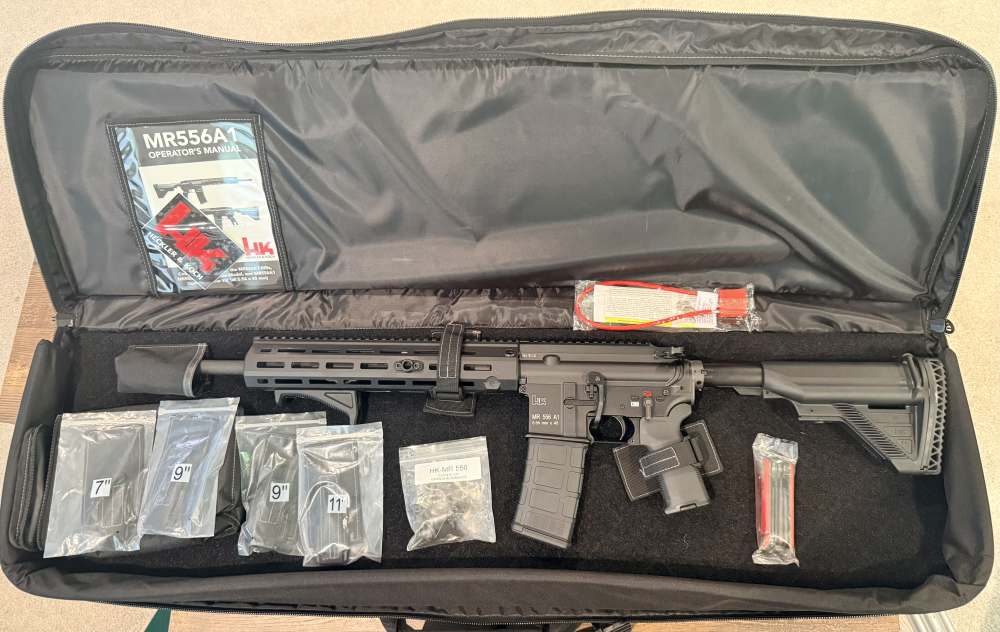HK MR556 A4 5.56 - Geissele Trigger - $700+ Upgrades - 2 Mags-img-0