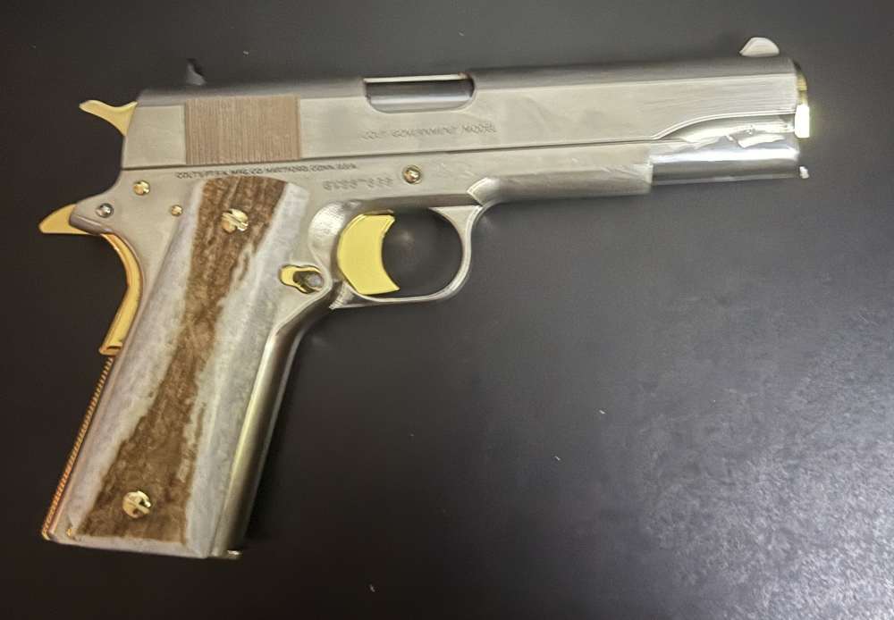 Colt 70 Government .38 Super Nickel 5” National Match Barrel CA PPT Rare-img-0