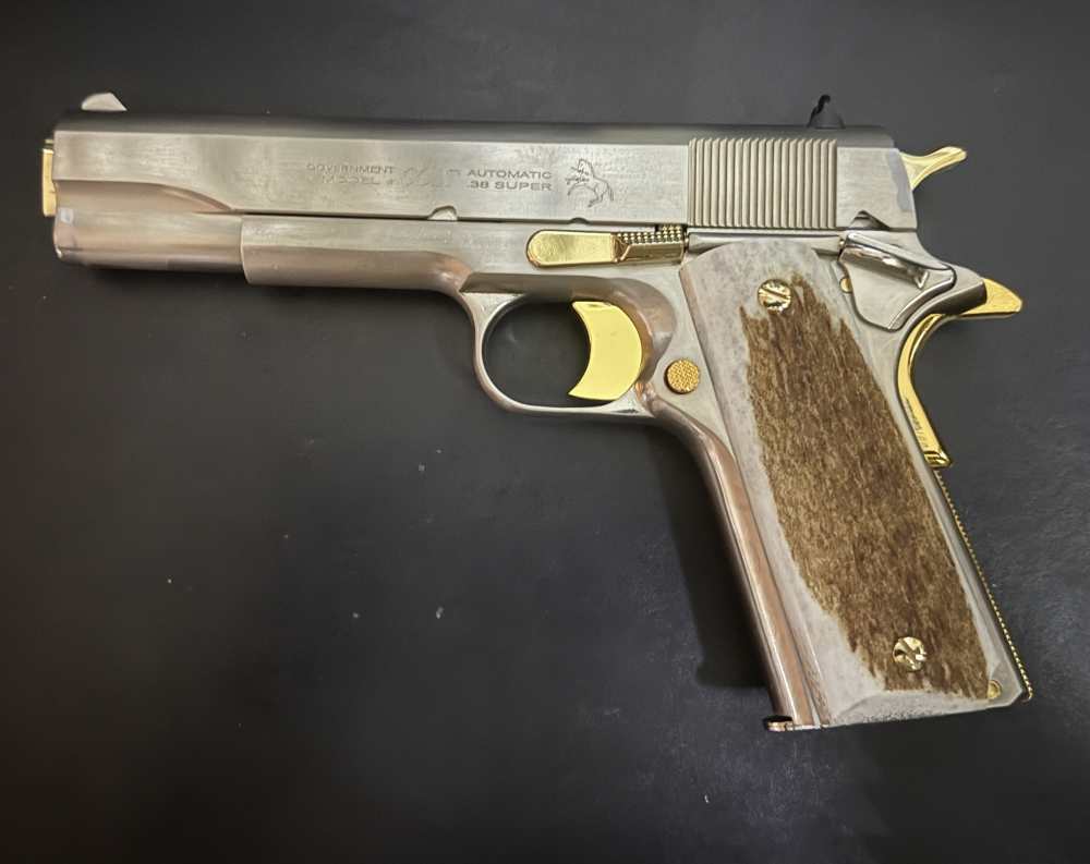 Colt 70 Government .38 Super Nickel 5” National Match Barrel CA PPT Rare-img-2
