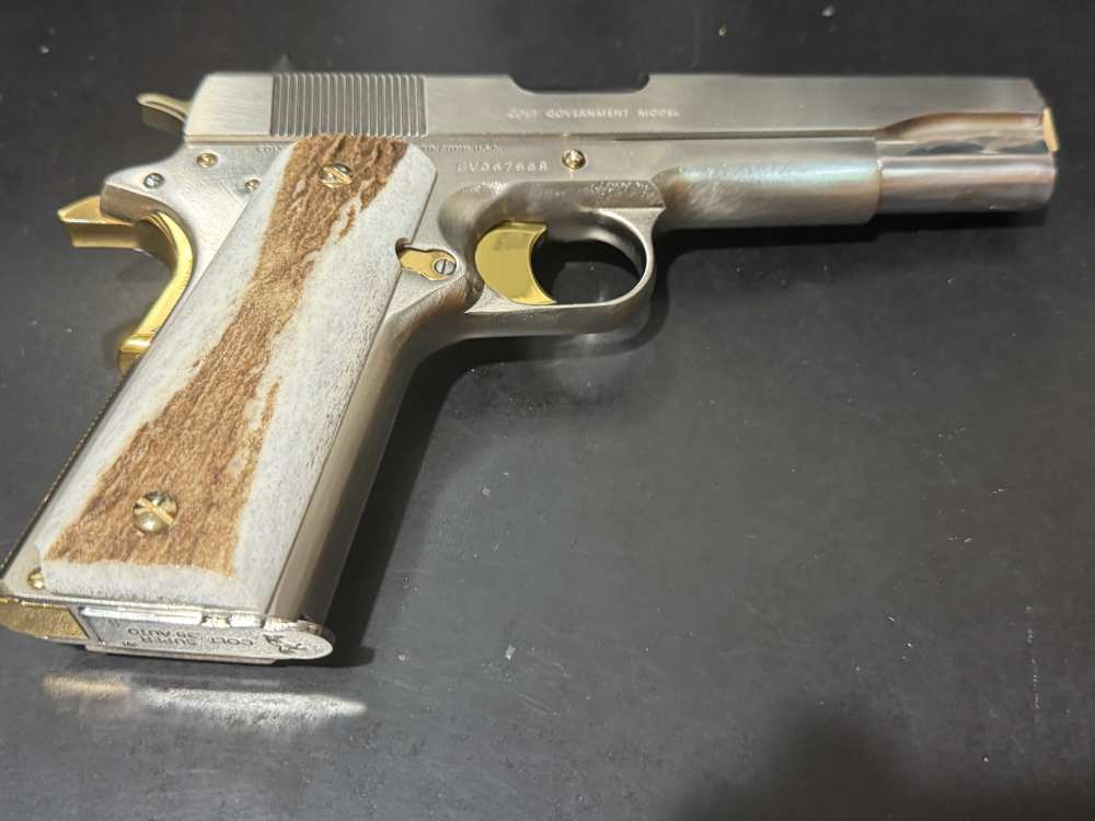 Colt 70 Government .38 Super Nickel 5” National Match Barrel CA PPT Rare-img-1