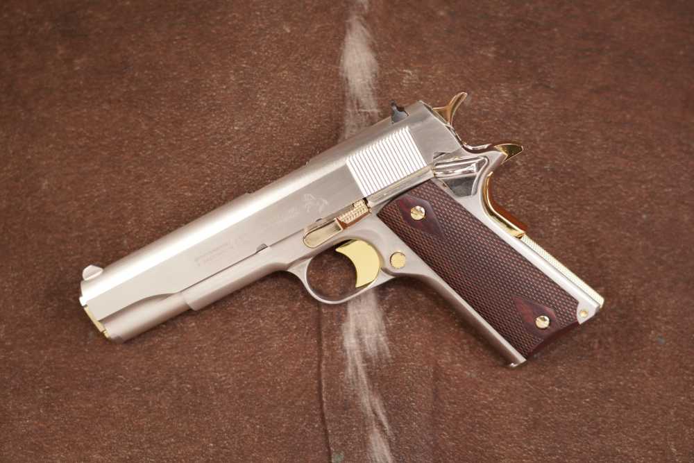 Colt 70 Government .38 Super Nickel 5” National Match Barrel CA PPT Rare-img-10