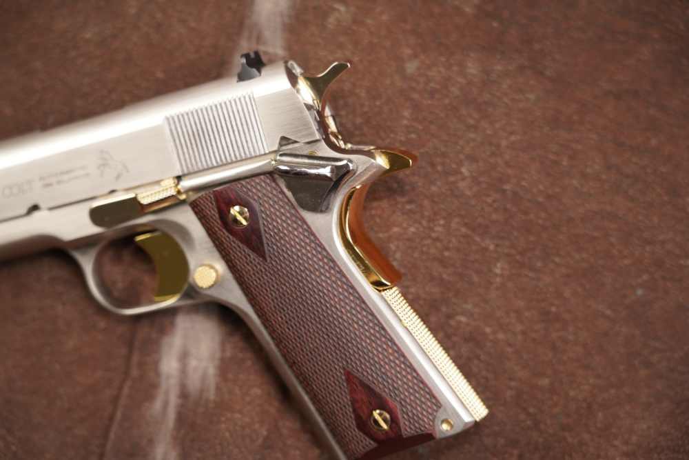 Colt 70 Government .38 Super Nickel 5” National Match Barrel CA PPT Rare-img-13