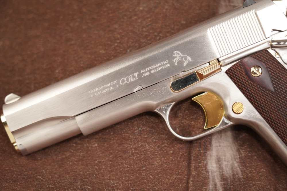 Colt 70 Government .38 Super Nickel 5” National Match Barrel CA PPT Rare-img-11