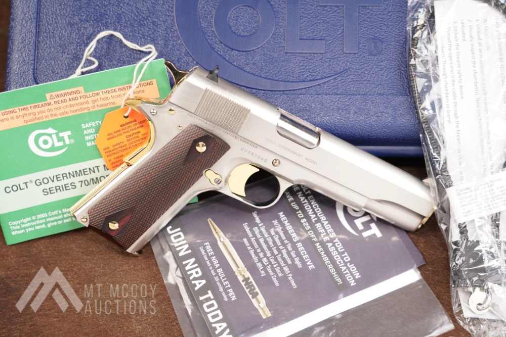 Colt 70 Government .38 Super Nickel 5” National Match Barrel CA PPT Rare-img-4