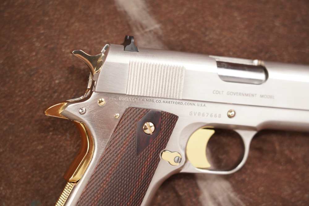 Colt 70 Government .38 Super Nickel 5” National Match Barrel CA PPT Rare-img-8