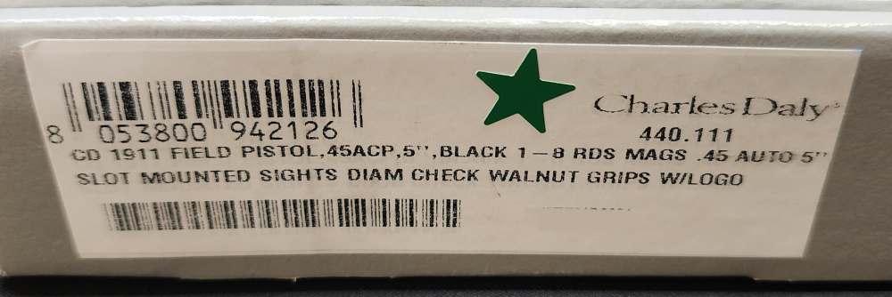 Charles Daly 1911 70 Series WW2 WWII Colt Style Govt 45ACP 440111  Layaway-img-26