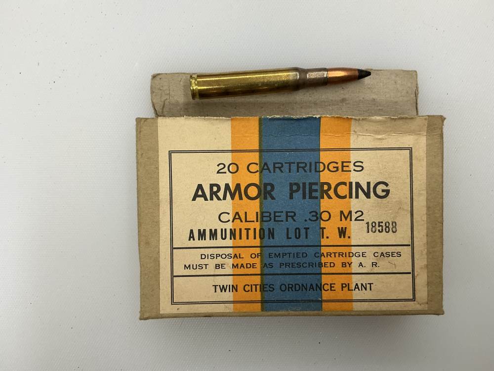 20 rounds Twin Cities 30-06 30 Caliber Armor Piercing ammo See pictures -img-0