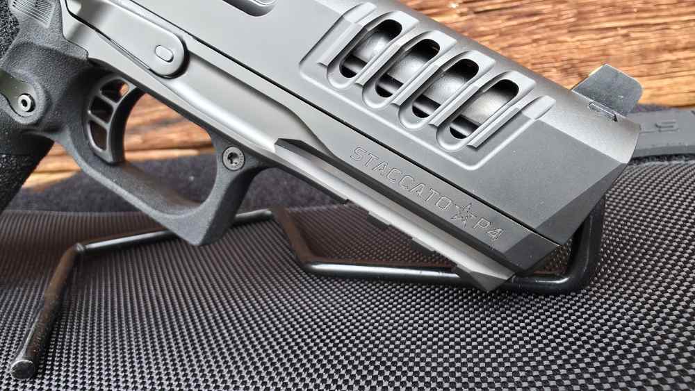 NIB Staccato HD P4 Premium 4" 9mm X Serrations 4 Mags 18rd, FREE SHIPPING!-img-3