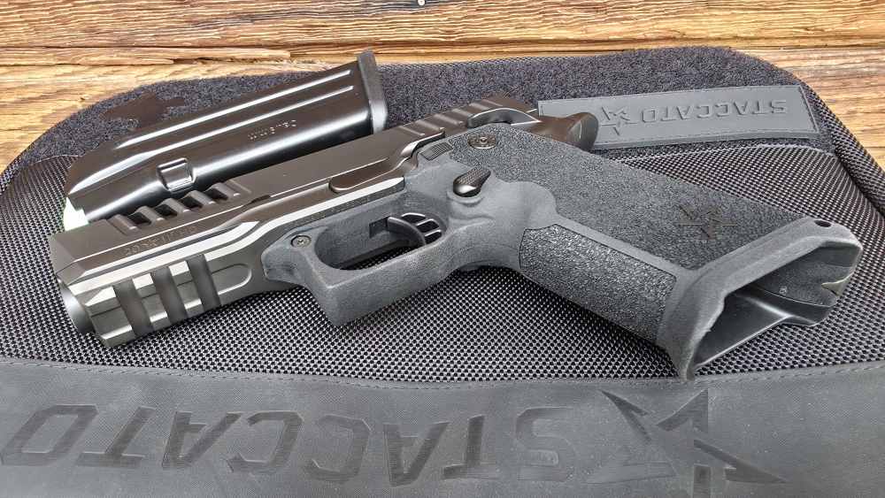 NIB Staccato HD P4 Premium 4" 9mm X Serrations 4 Mags 18rd, FREE SHIPPING!-img-20