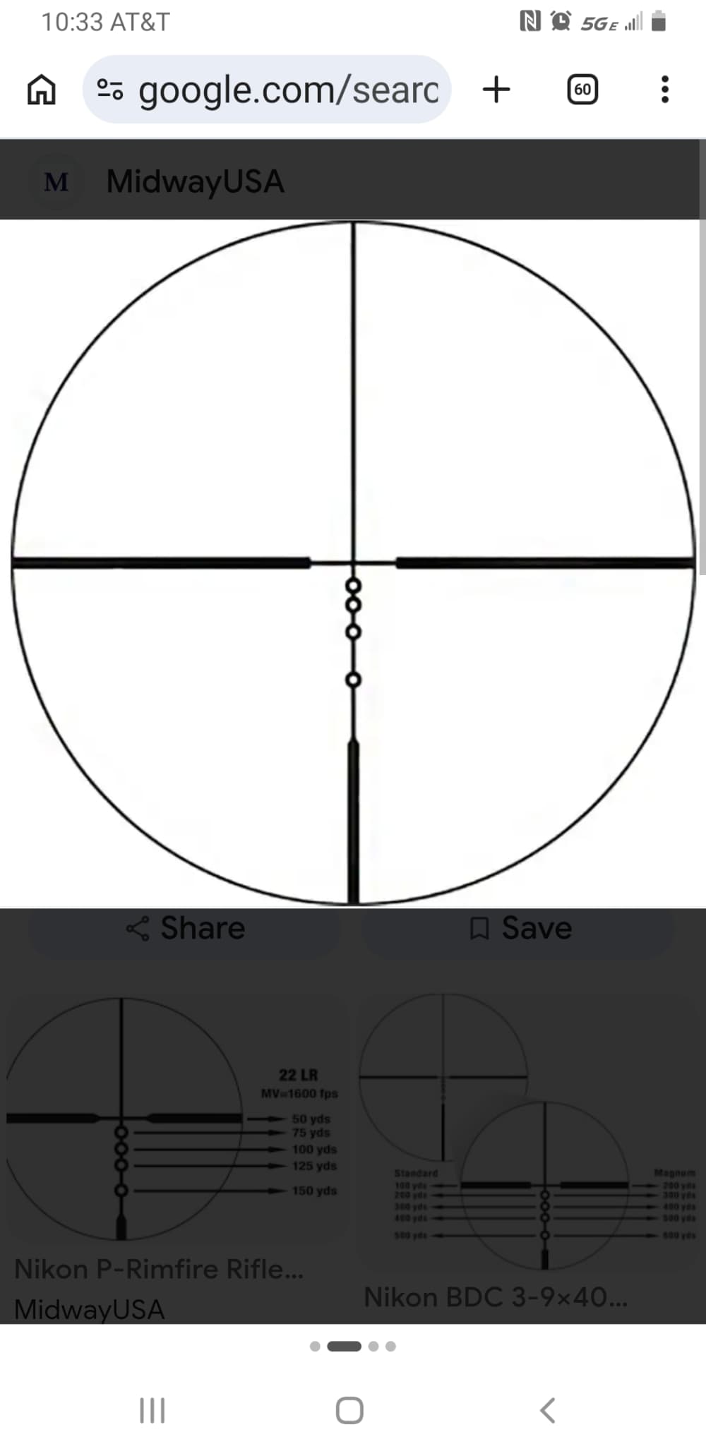 Nikon ProStaff  2-7x32mm BDC reticle 1" inch main tube 32mm bell-img-2
