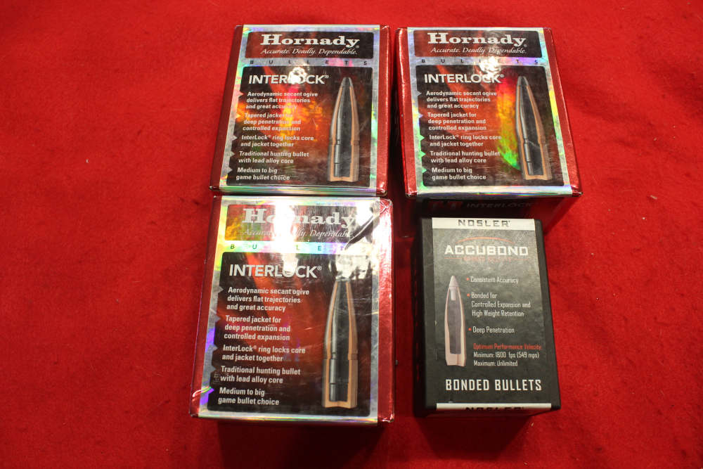 Large lot of .338 Bullets Hornady and Nosler-img-0