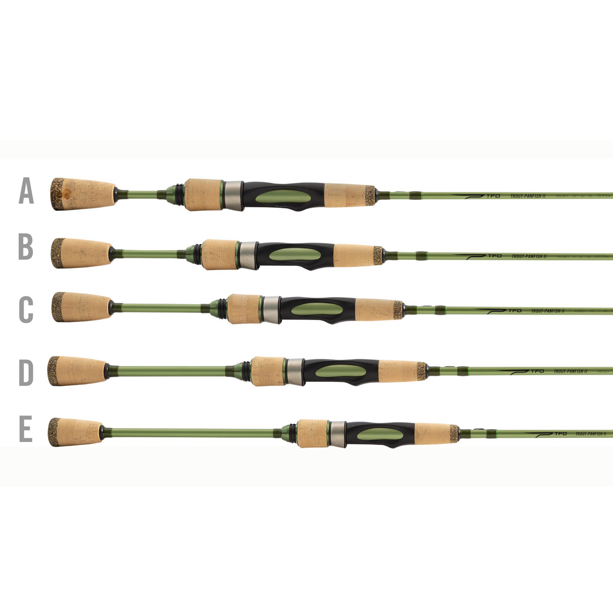 TFO Trout Panfish II 6ft UL 2pc Spinning Rod (TPS2 601-2)-img-1