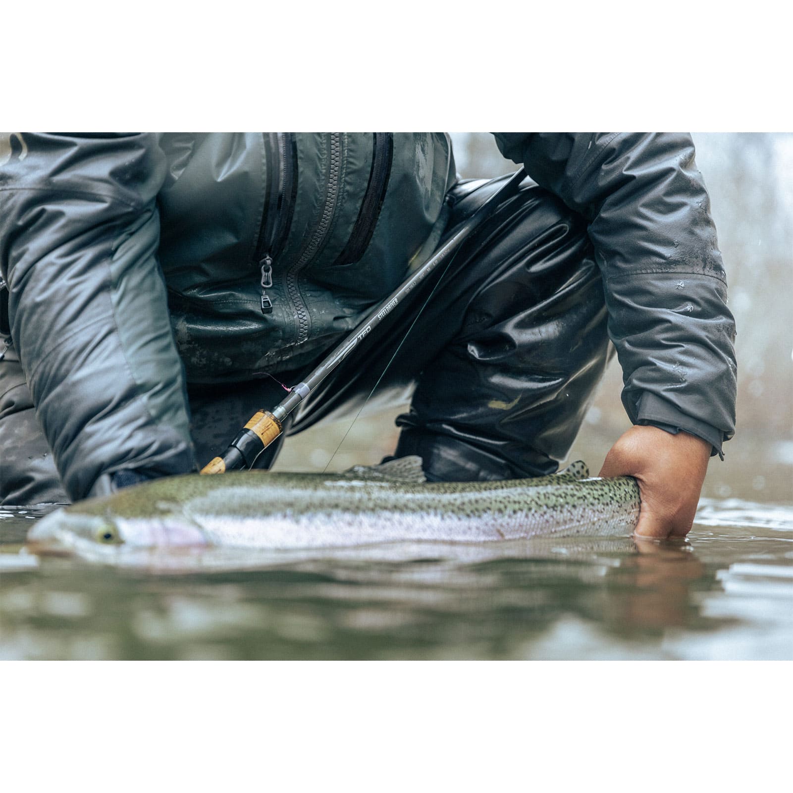 TFO Steeldriver 10ft6in ML 2pc Michigan Handle Spinning Rod (SDM 1063-2)-img-2