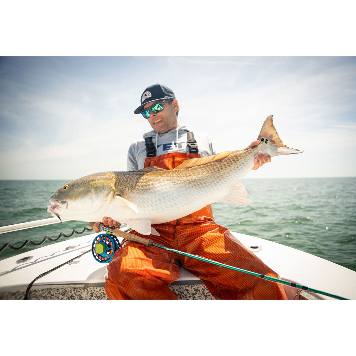 TFO Blitz 7wt 9ft 4pc Fly Fishing Rod w/Rod Sock and Tube-img-6