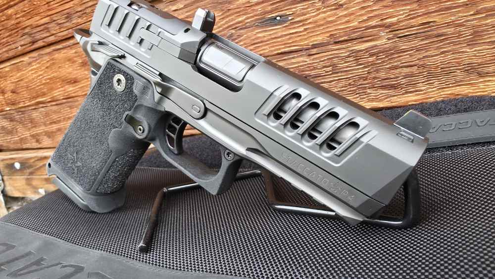 NIB Staccato HD P4 Premium 4" 9mm X Serrations 4 Mags 18rd, FREE SHIPPING!-img-4
