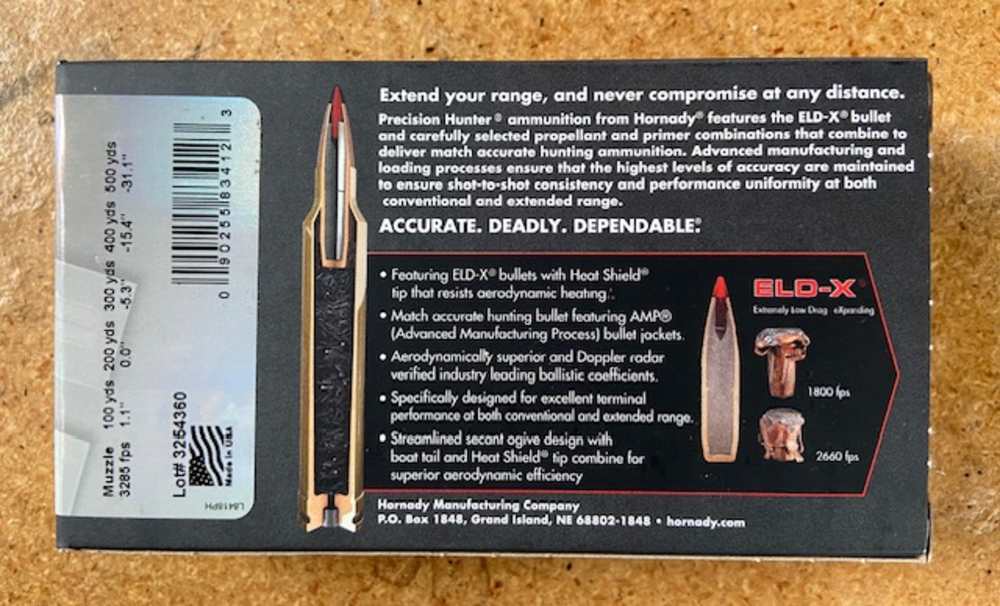 Hornady Precision Hunter .22 Creedmor ELD-X, 200 Round Case!-img-4