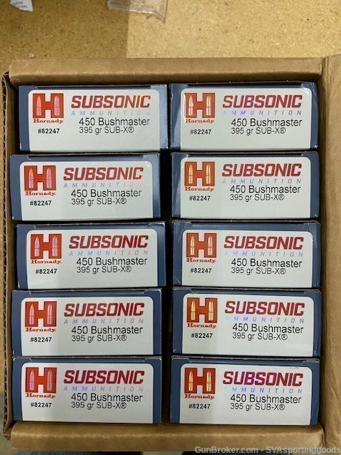 Hornady .450 Bushmaster, SUBSONIC!-img-0