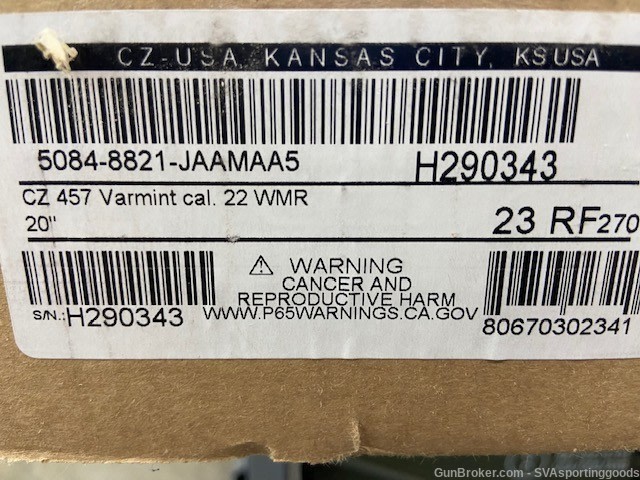 CZ 457 Varmint, .22WMR, NIB!-img-27