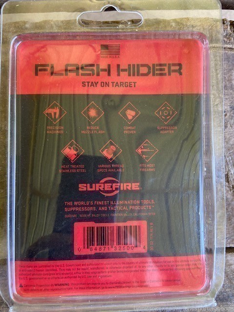 Surefire .338 QD Flashider with Adapter for Q Fix-img-1
