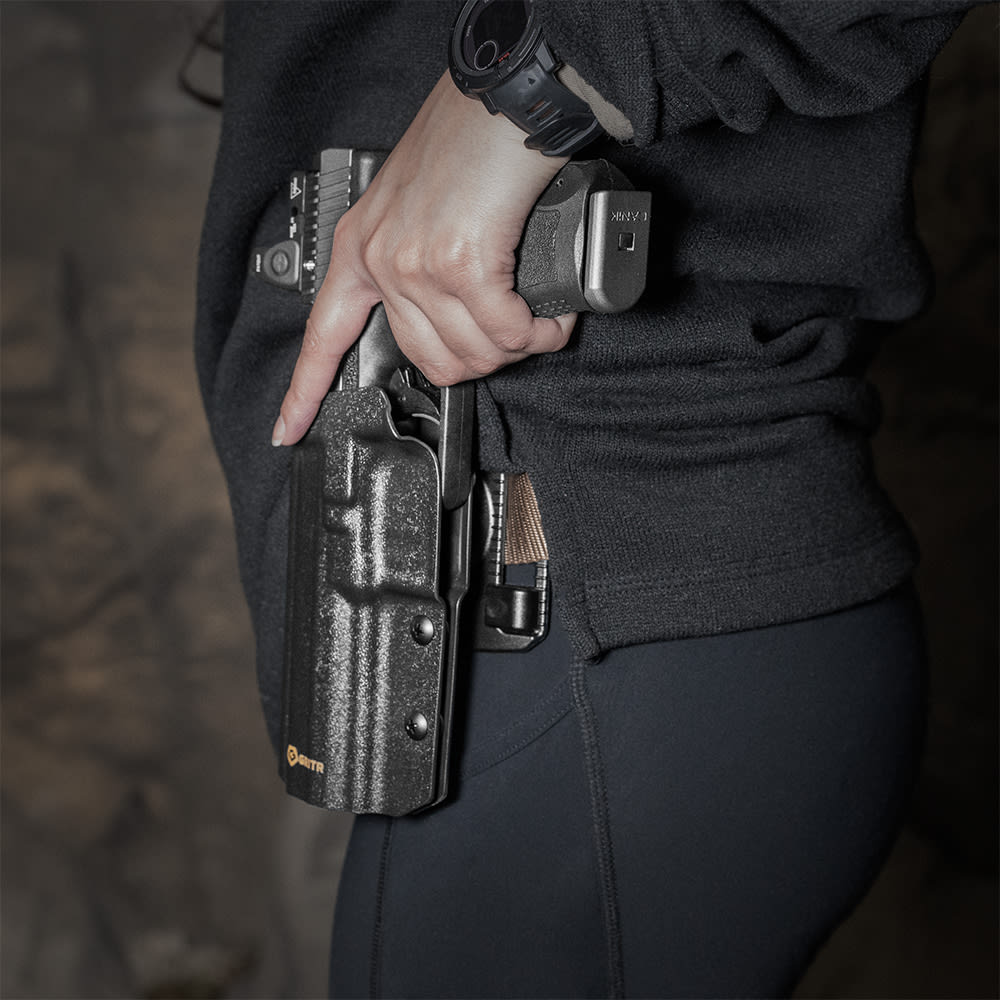 GRITR OWB Kydex Left Hand Pistol Holster Fits Canik TP9/METE/RIVAL Series-img-6