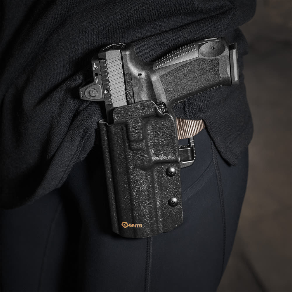 GRITR OWB Kydex Left Hand Pistol Holster Fits Canik TP9/METE/RIVAL Series-img-3