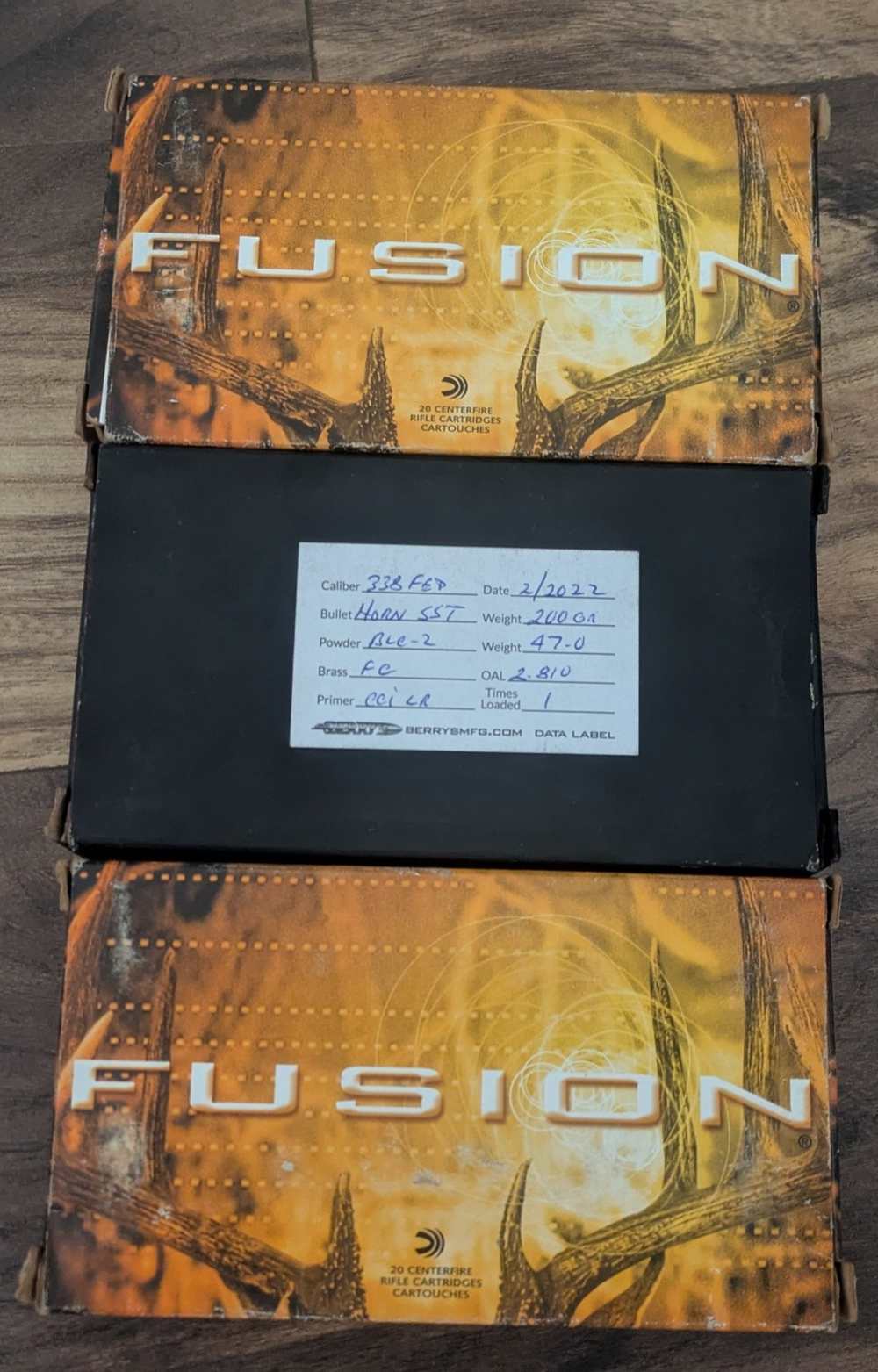 338 Federal Fusion Ammo 200 Grain Bonded Soft Point And Reloads  -img-0