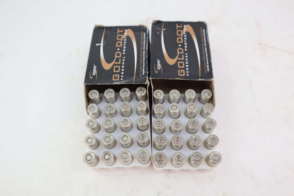Scarce Speer Gold Dot 9mm Luger Ammo 2 Boxes 40 Rounds 115 Grain GDHP-img-5