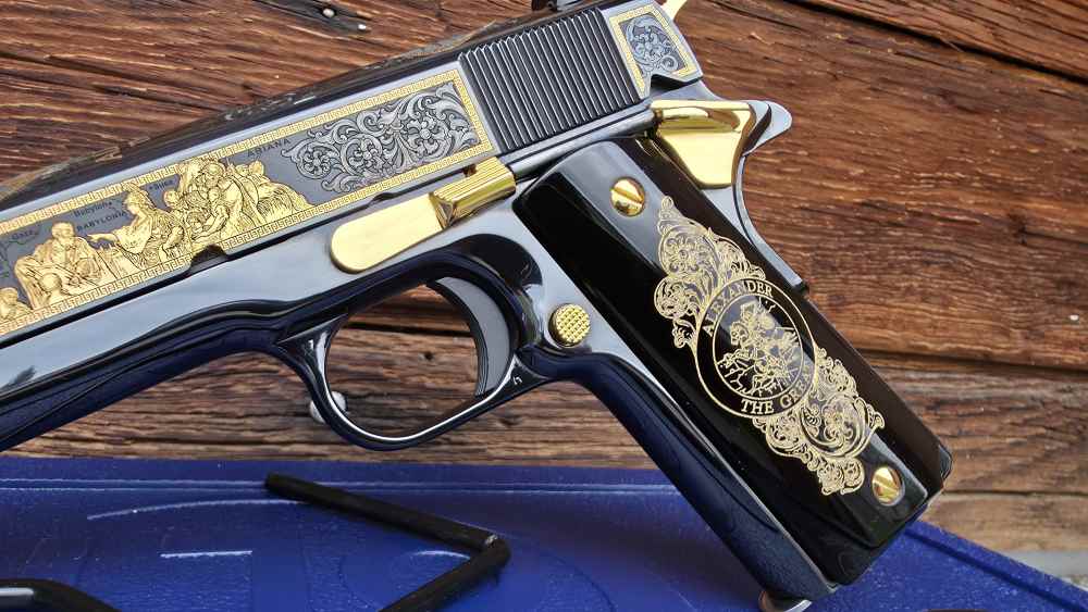 Colt / SK Customs Alexander The Great 1911 Conqueror's 38 Super 5" #48-img-19