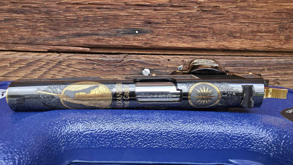 Colt / SK Customs Alexander The Great 1911 Conqueror's 38 Super 5" #48-img-22