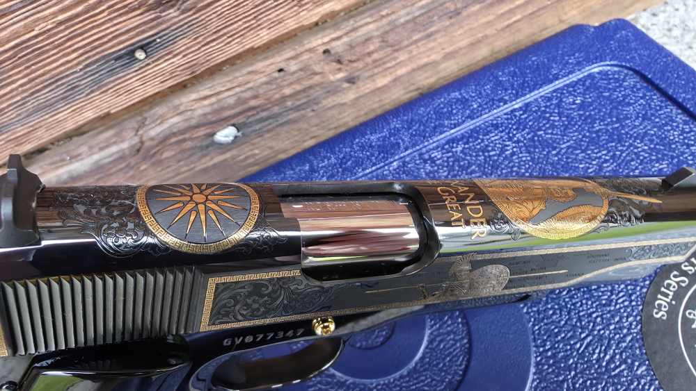 Colt / SK Customs Alexander The Great 1911 Conqueror's 38 Super 5" #48-img-9