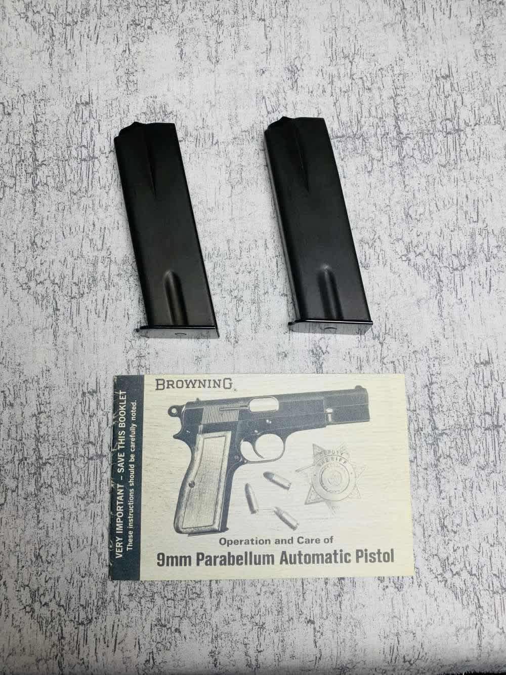 1969 Browning Hi Power 9mm Factory Blue "C" Series - COLLECTOR IN CASE!-img-14
