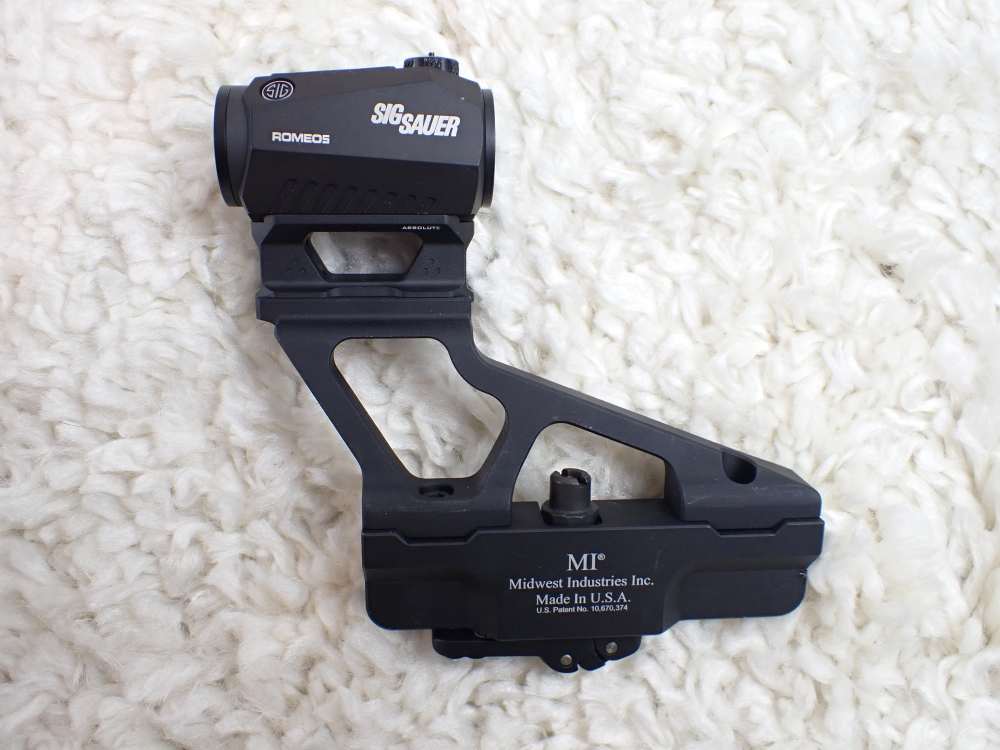 Sig Sauer ROMEO5 Red Dot on AK AKM Saiga Vepr SVD Side Mount-img-0
