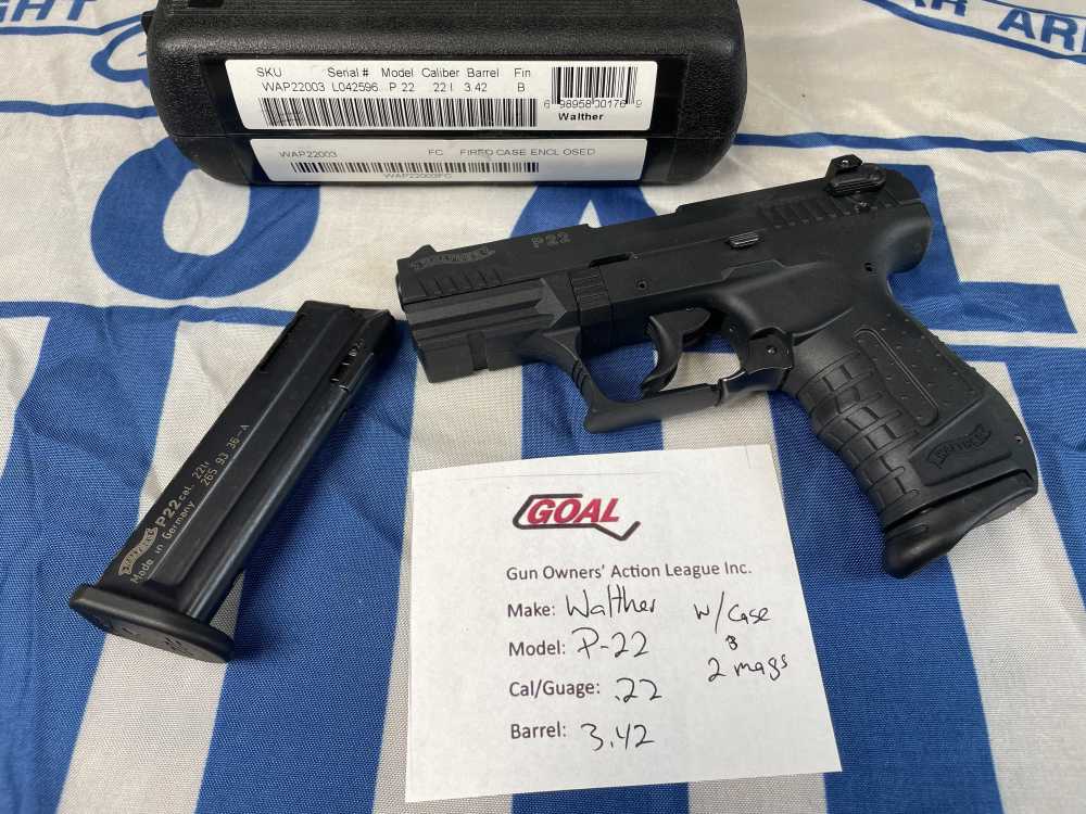 Walther P-22 Excellent Condition-img-0
