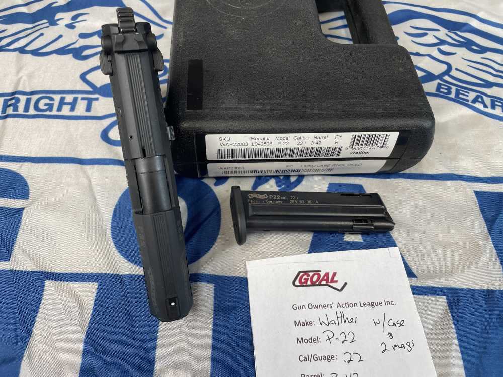 Walther P-22 Excellent Condition-img-3