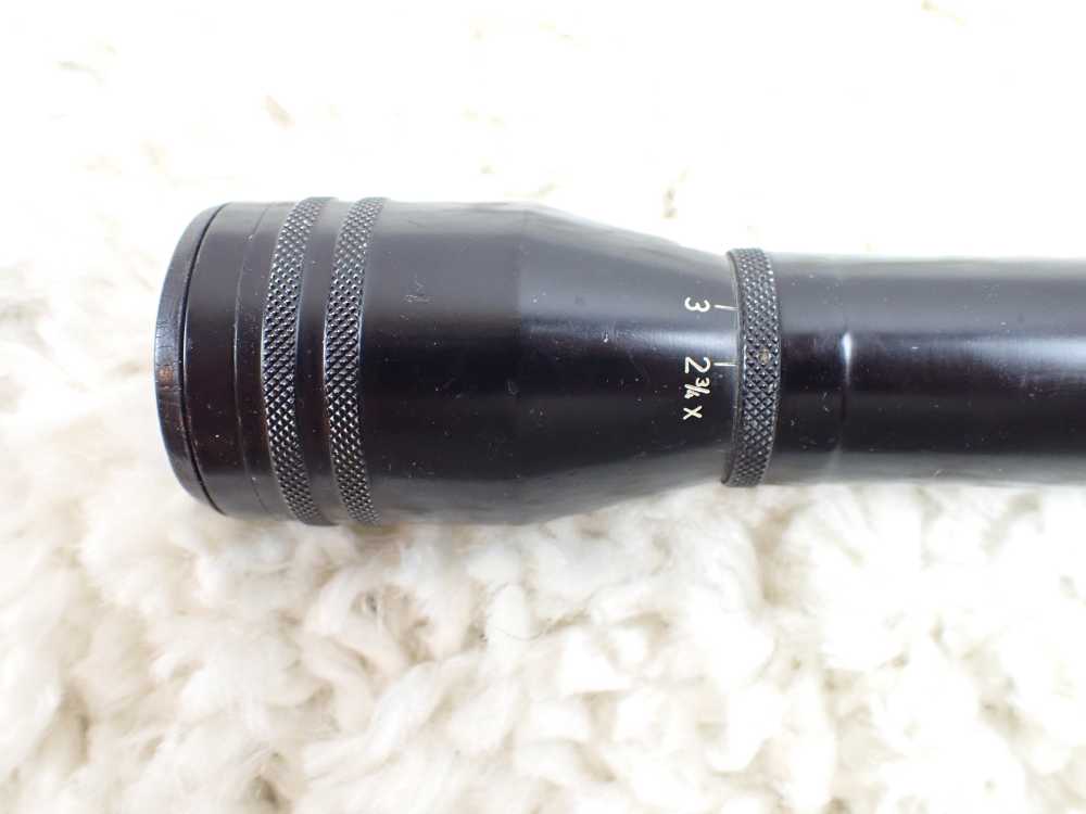 Weatherby Variable 2.75x10 Scope Crosshair Reticle Mfg Germany 1950's-img-4