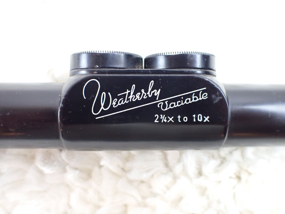 Weatherby Variable 2.75x10 Scope Crosshair Reticle Mfg Germany 1950's-img-1