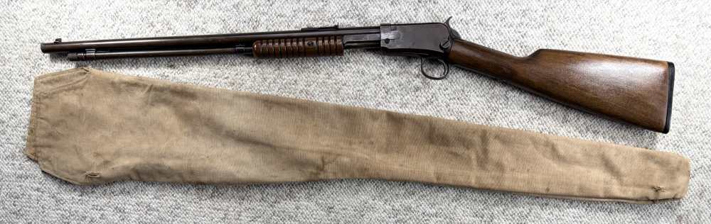 Winchester Model 1906 Pump Action .22 LR L Short (man 1932) w/ vint sleeve-img-1