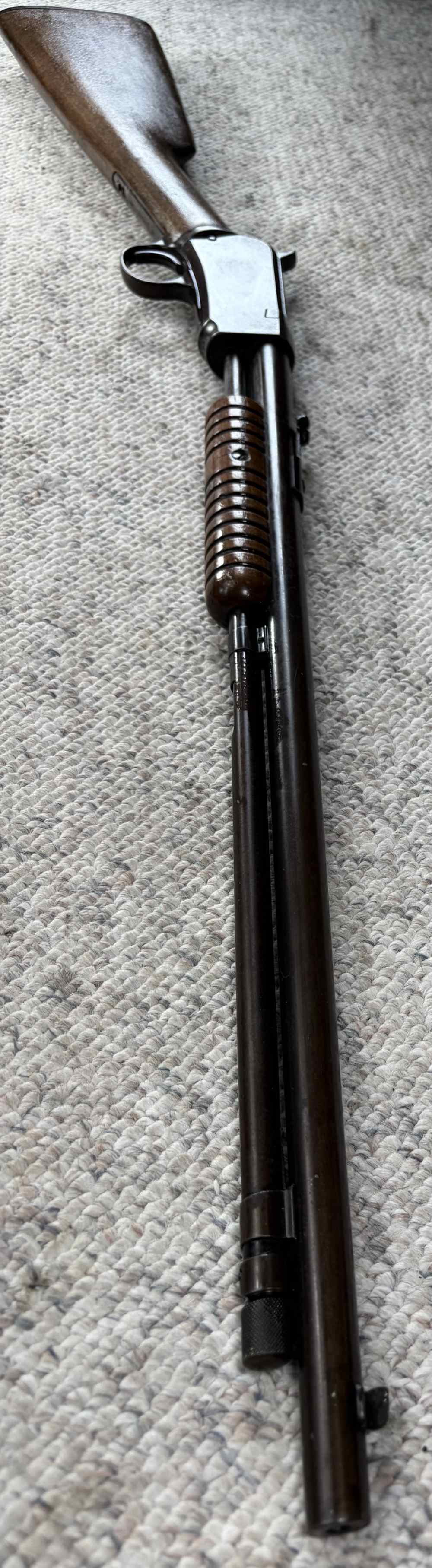 Winchester Model 1906 Pump Action .22 LR L Short (man 1932) w/ vint sleeve-img-12