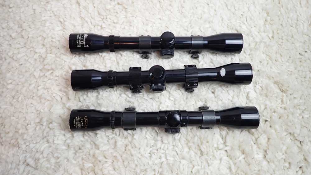 Lot of 3 Vintage 4x32 Scopes Crosshair Reticles Made in Japan-img-0