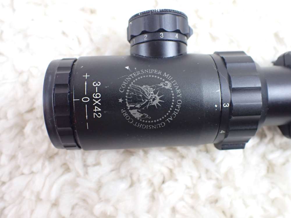 CounterSniper Military Corporation 3-9x42 Scope Illuminated TDRM-DI Reticle-img-2