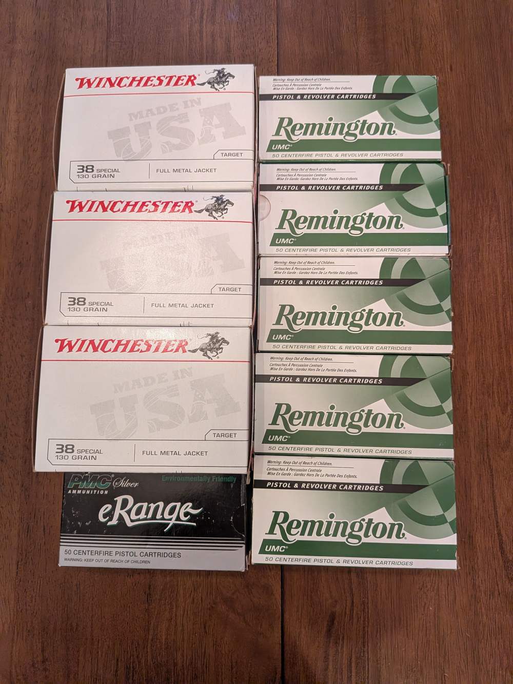 .38 Special Ammo Lot – 600 Rounds – Winchester, Remington, PMC-img-0